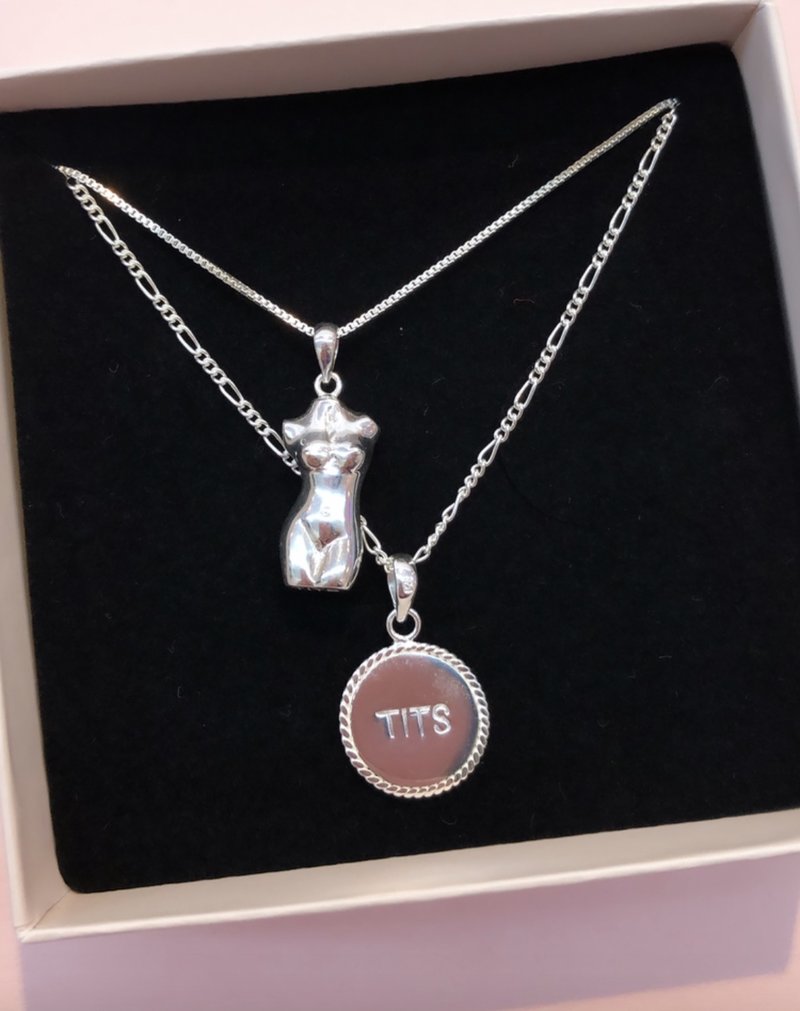 T.I.T.S. BODY PENDANT SILVER