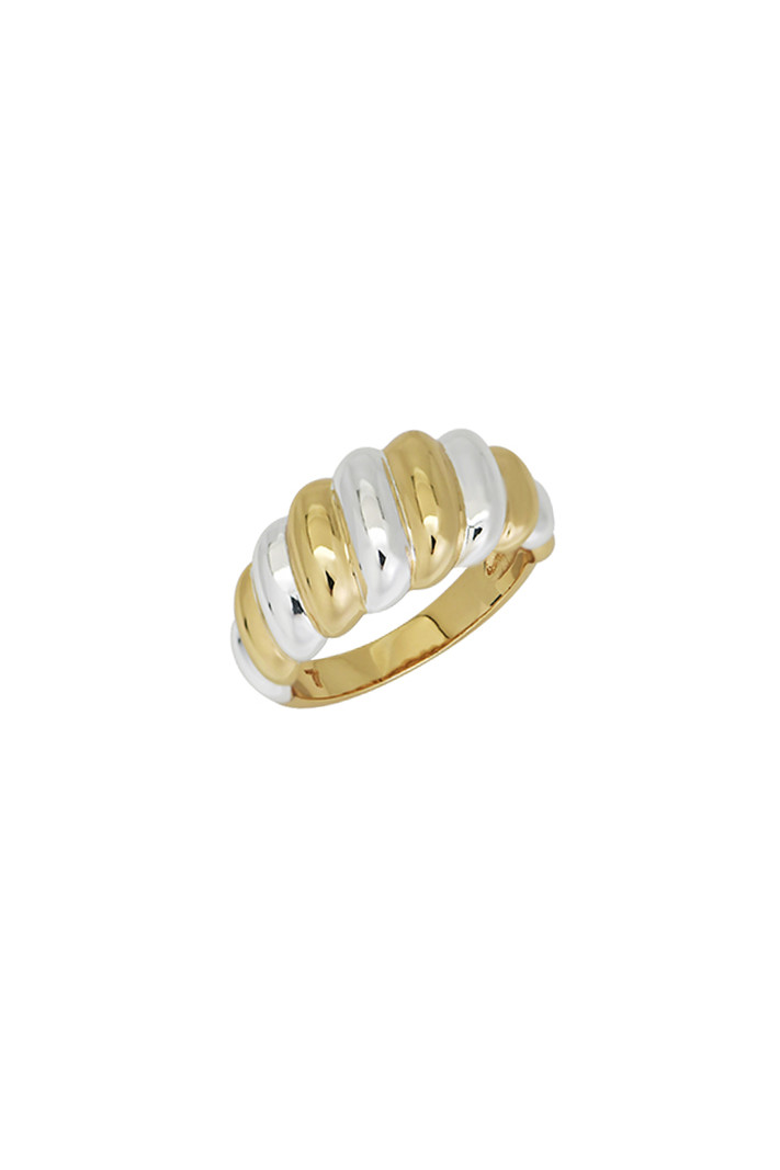 T.I.T.S. GOUD & ZILVER TWIST RING