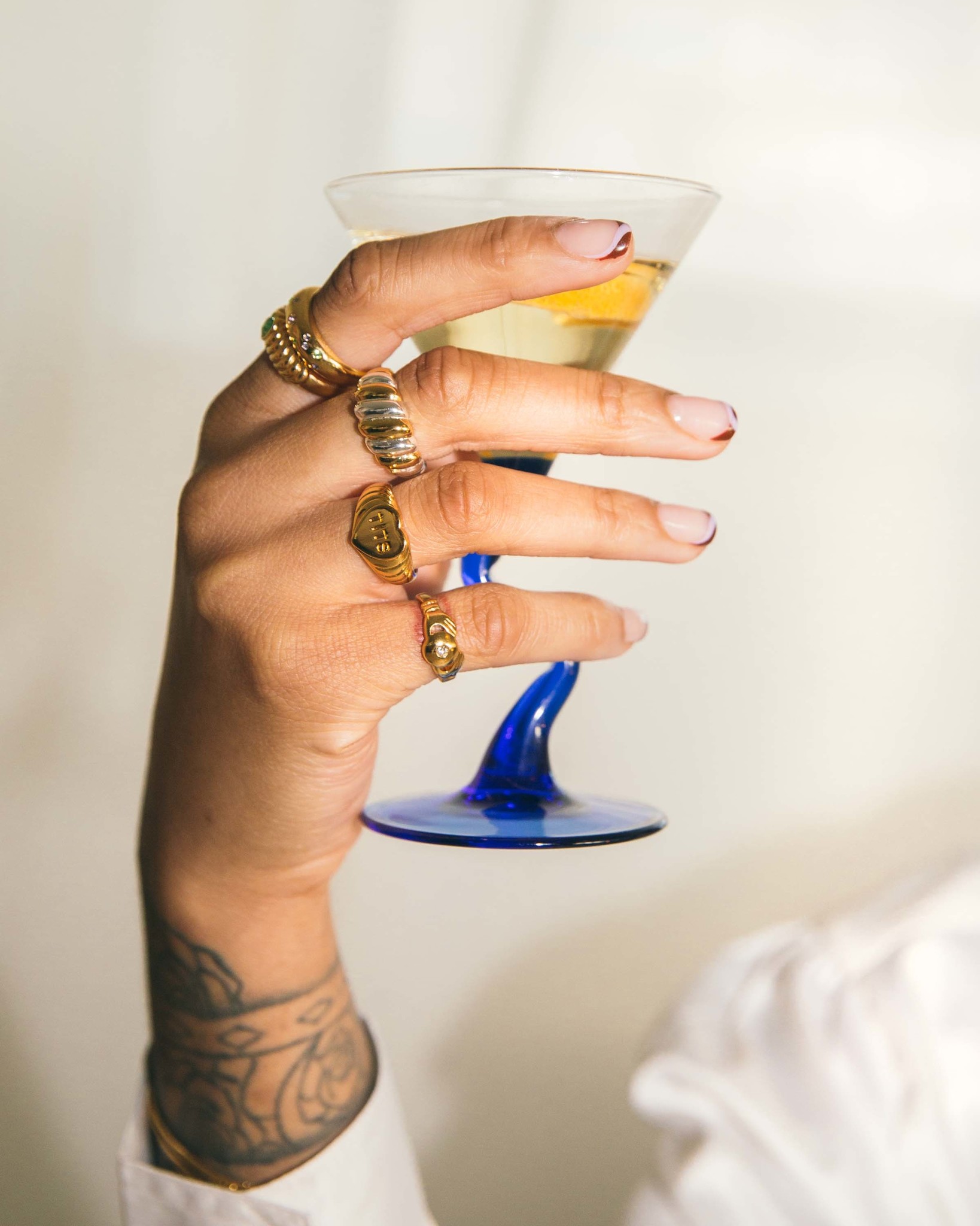 T.I.T.S. TITTY TWIST PINK RING GOLD