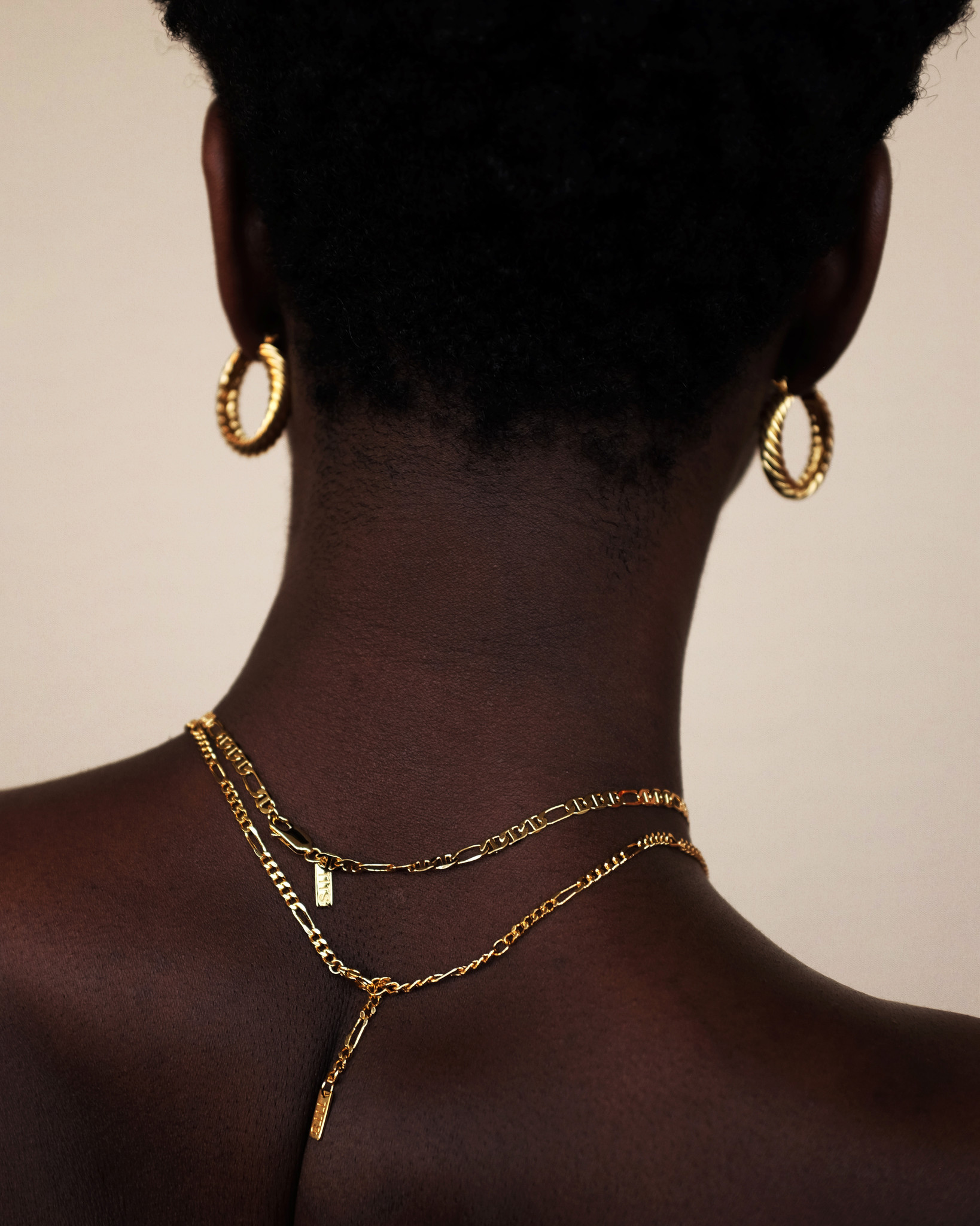 T.I.T.S. ANCHOR CHAIN NECKLACE