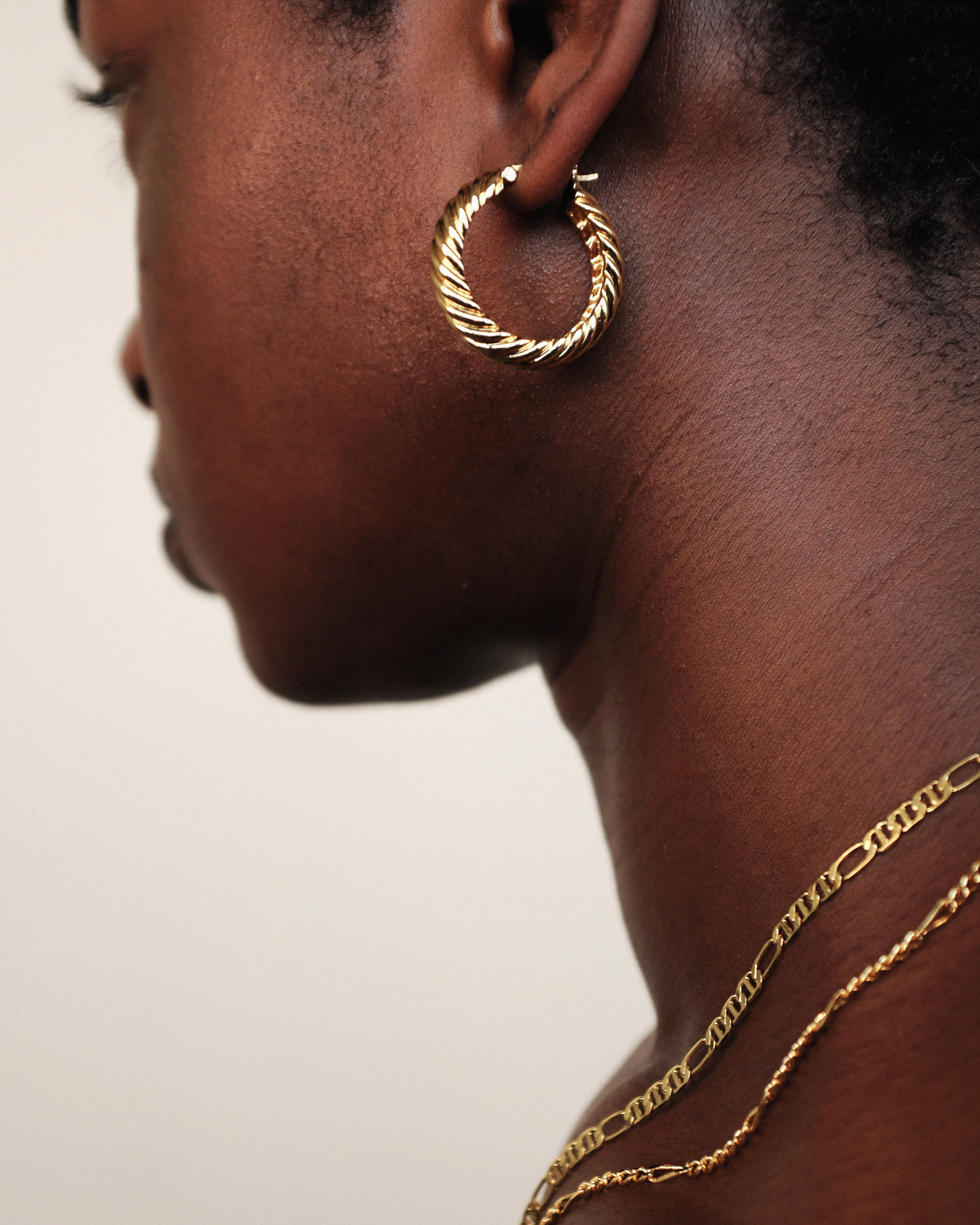 T.I.T.S. ANCHOR CHAIN NECKLACE