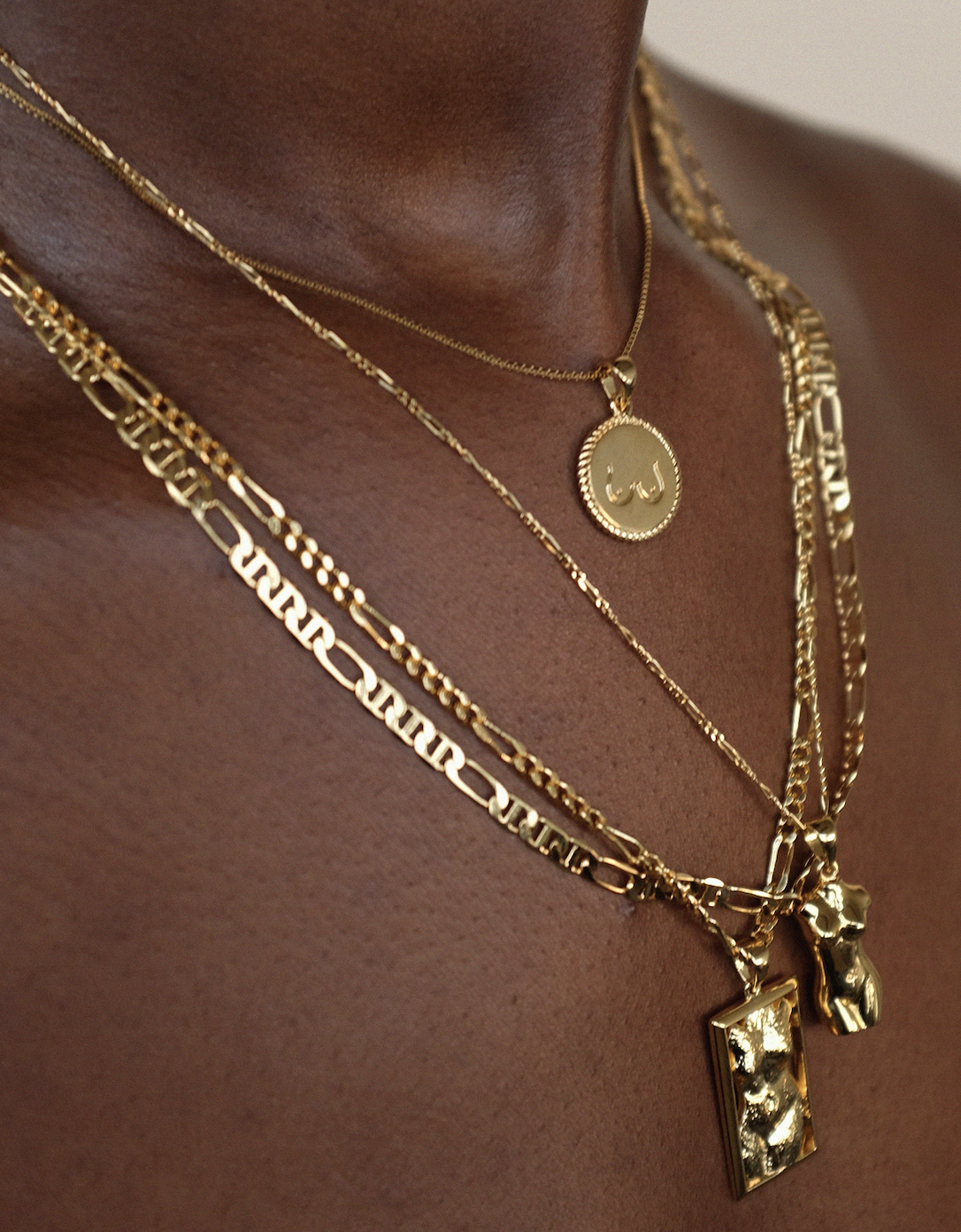 T.I.T.S. TITS TWO SIDES PENDANT GOUD