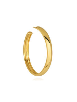 T.I.T.S. PLAIN HOOP EARRING LARGE GOLD