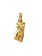 T.I.T.S. HAMMERED BODY PENDANT GOLD