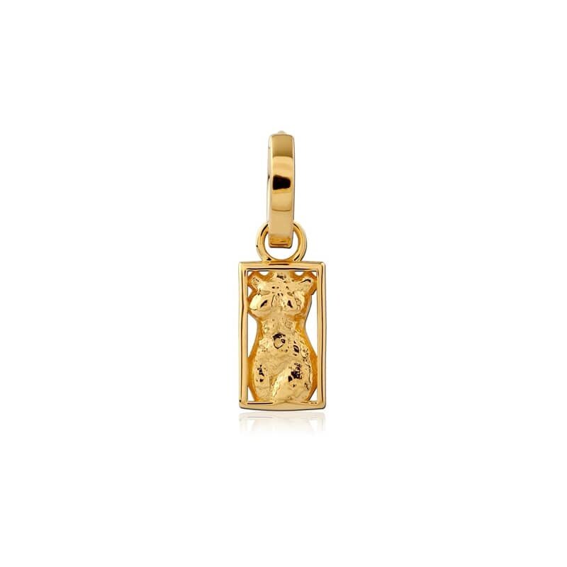 T.I.T.S. FRAMED BODY EARRING GOLD