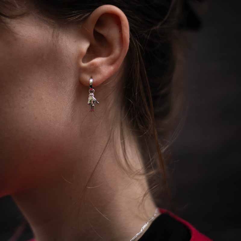 T.I.T.S. SELF-LOVE EARRING SILVER