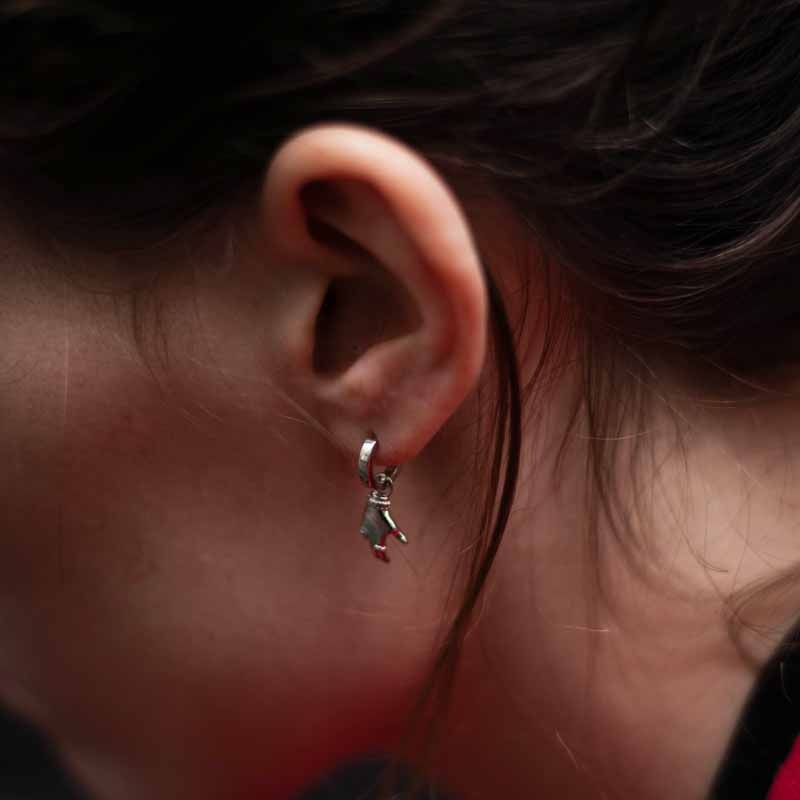 T.I.T.S. SELF-LOVE EARRING SILVER