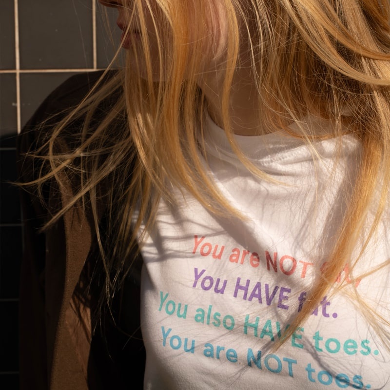 T.I.T.S. T-SHIRT You Are Not Toes White