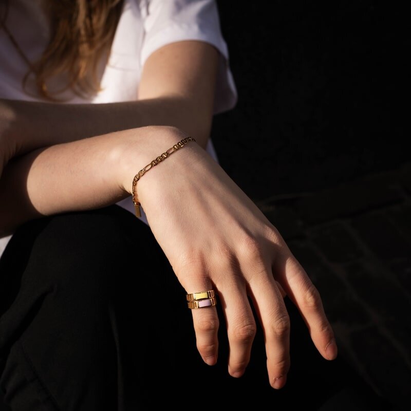 T.I.T.S. Grit Ring Self-Love Goud Lila