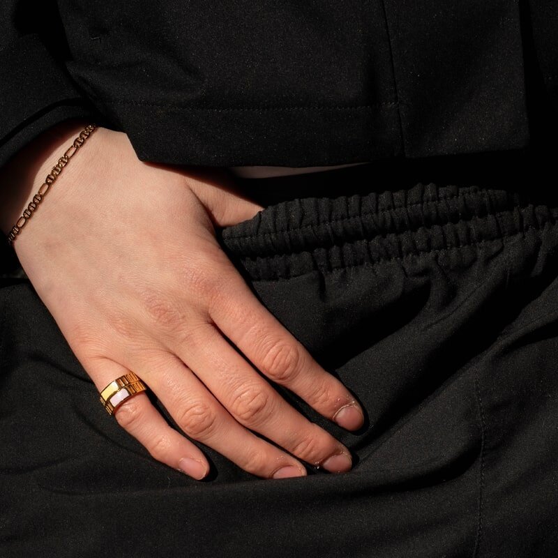 T.I.T.S. Grit Ring Self-Love Goud Lila