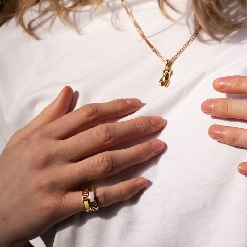 T.I.T.S. Grit Ring Self-Love Goud Lila