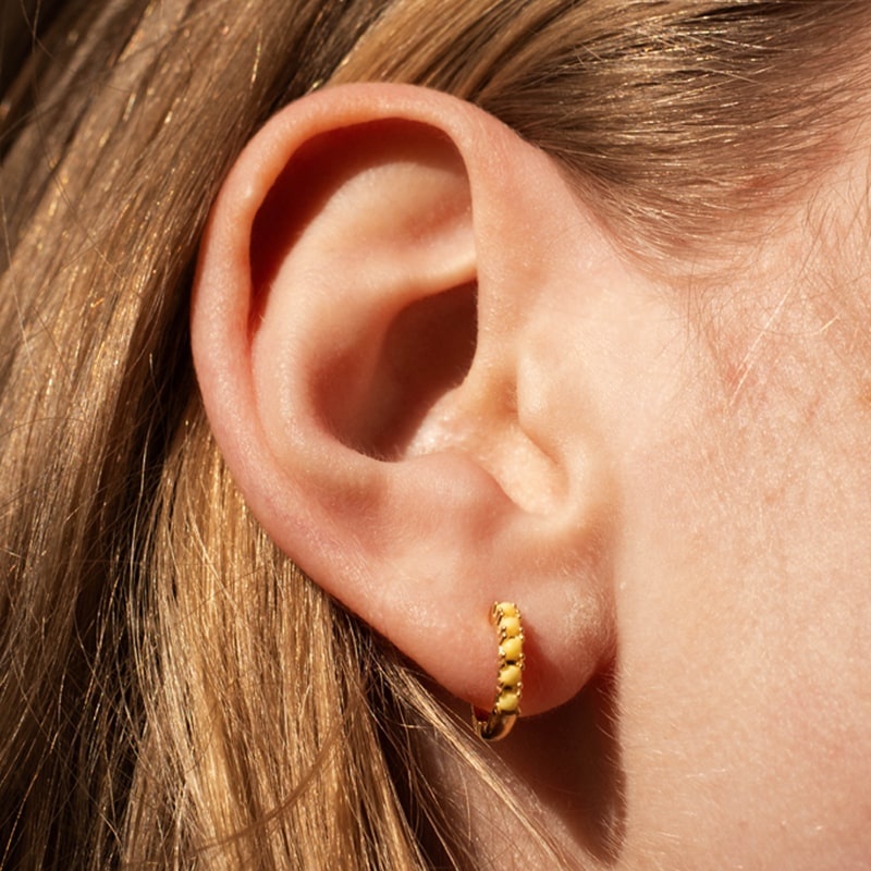 T.I.T.S. Grit Earring Self-Love Gold Lilac