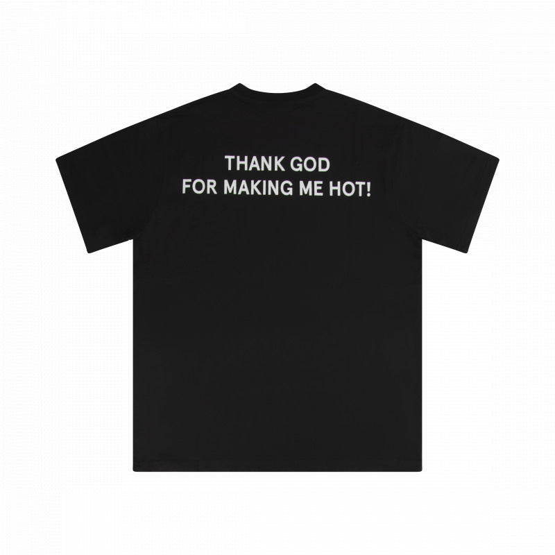 T.I.T.S. T-SHIRT Thank God Zwart