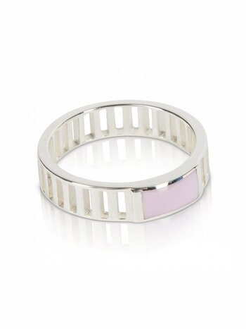 T.I.T.S. Grit Ring  Silver Lilac
