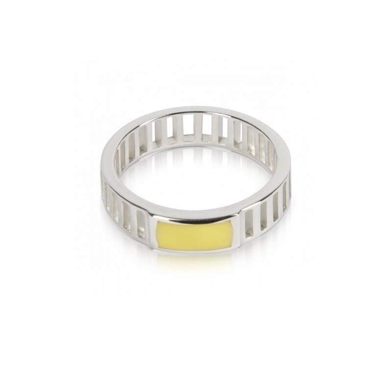 T.I.T.S. Grit Ring Joy Zilver Zachtgeel