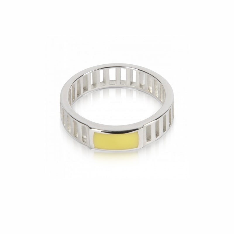 T.I.T.S. Grit Ring Joy Zilver Zachtgeel