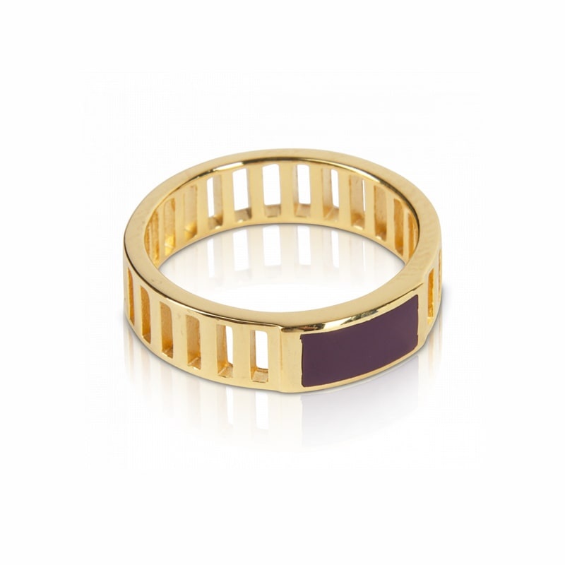 T.I.T.S. Grit Ring Power Gold Dark Purple