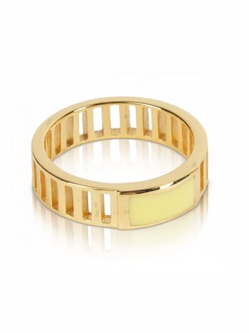 T.I.T.S. Grit Ring Gold Soft Yellow