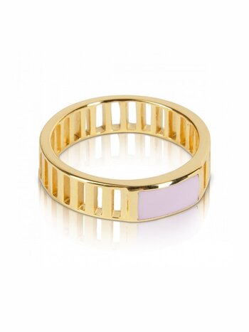 T.I.T.S. Grit Ring Goud Lila