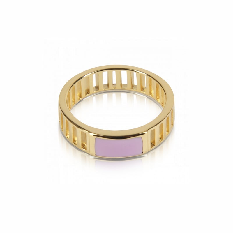 T.I.T.S. Grit Ring Self-Love Gold Lilac