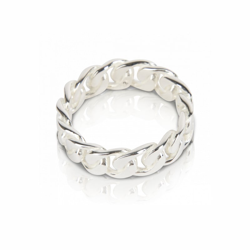 T.I.T.S. Chain Ring Silver