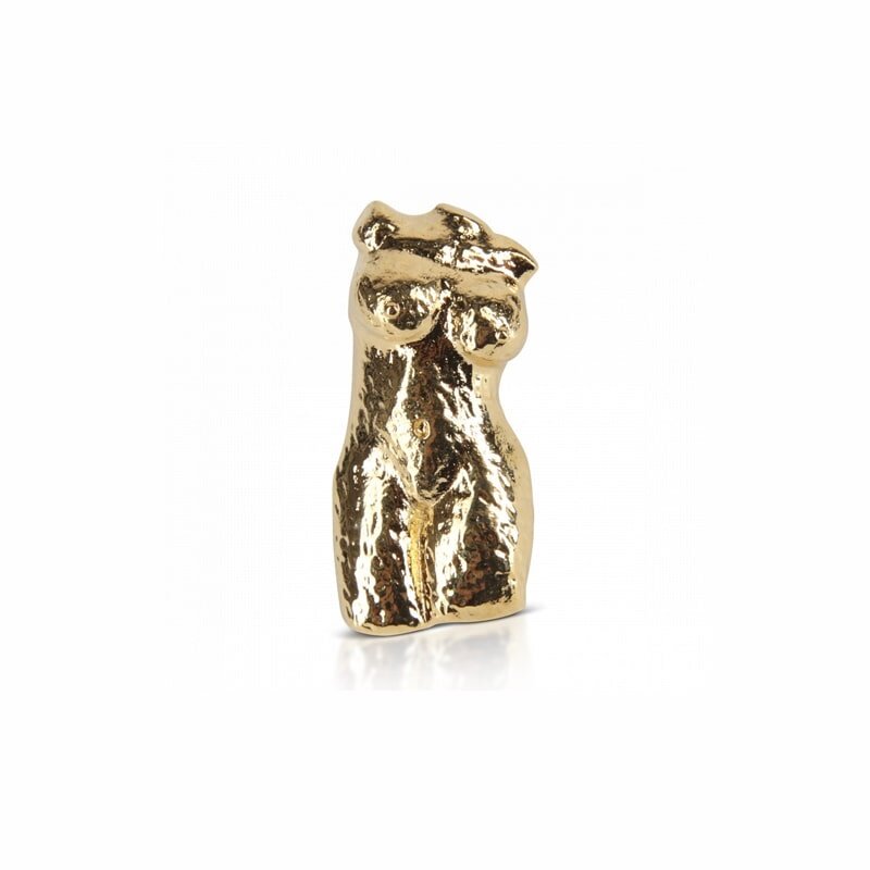T.I.T.S. HAMMERED BIG BODY STUD GOLD