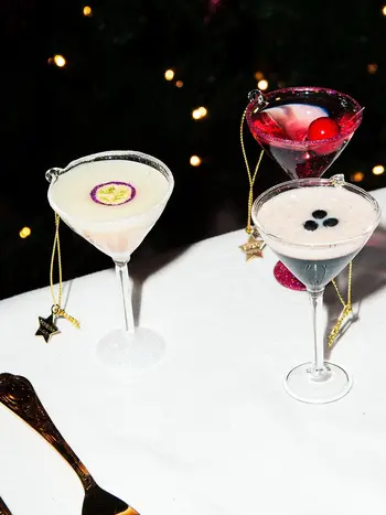 Espresso Martini christmas ornament