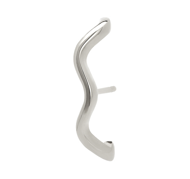 Embrace Wave Earring Silver