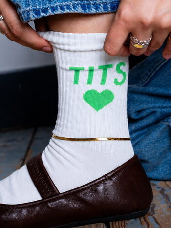 TITS LOGO SOKKEN - Groen