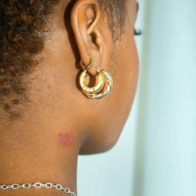 TITS Logo Earring