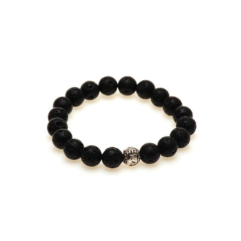 Pinkiezz armband lava 10mm