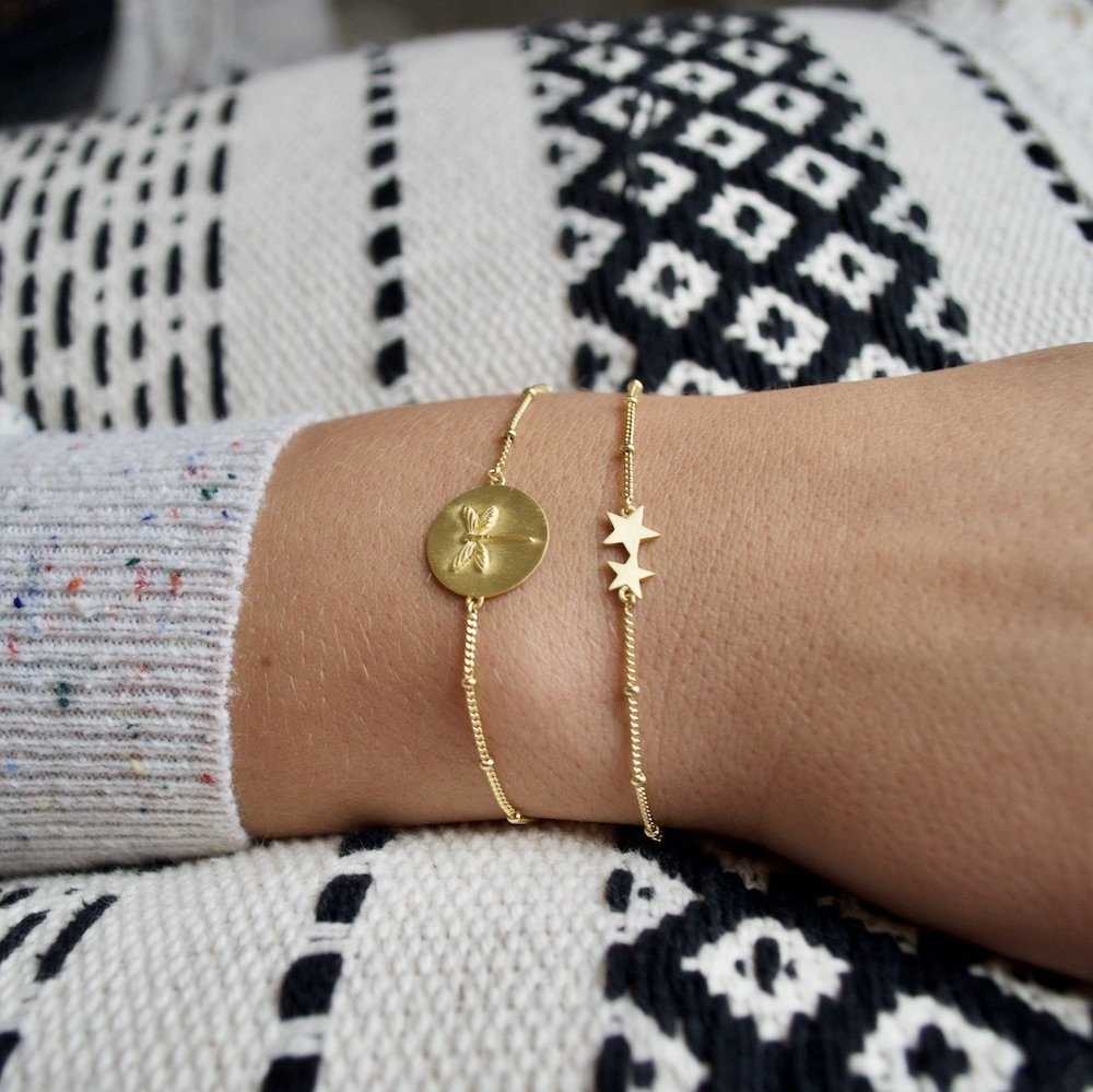 flying gold armband