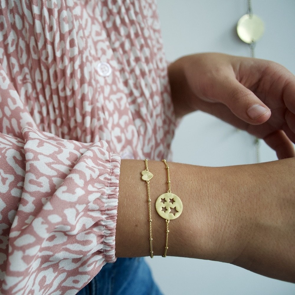 Starry coin armband
