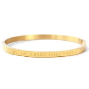BANGLE "LOVE LIFE & ENJOY EVERY MOMENT"