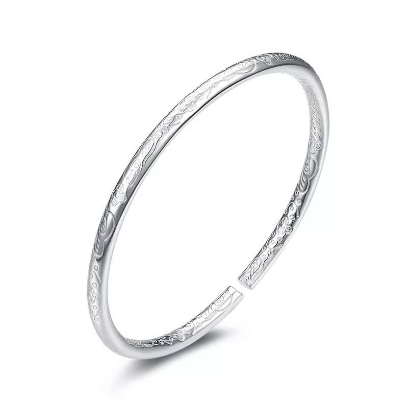 Bewerkte zilveren armband