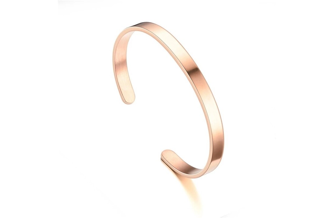 Roestvrijstalen bangles armband in zilver, goud, rose en zwart