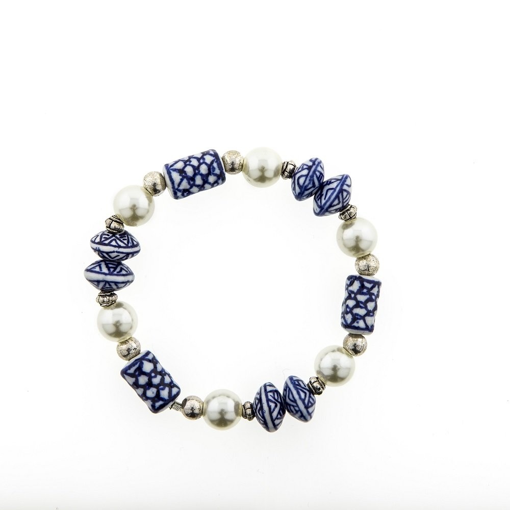 Armband witte parel