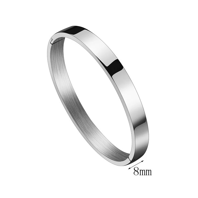 Zilverkleurige Bangles Armband van rvs