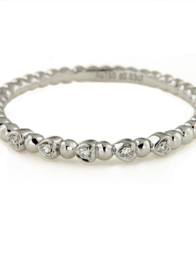 Ring Goud 18kt Ri00573GZCF 0.03Ct