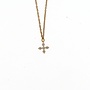 Ketting kruis Goud 18kt 062235/A 0.07Ct