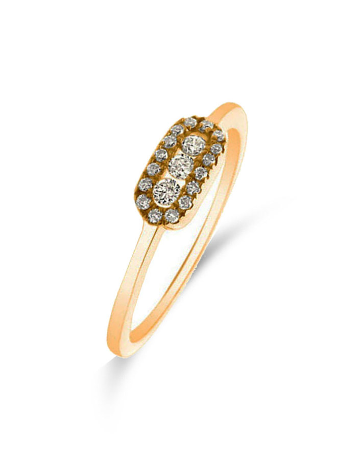 Ring Goud 18kt 063691/A  0.16Ct