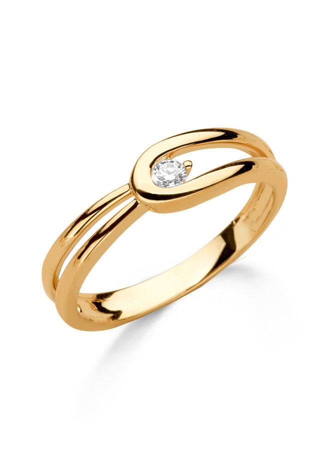 Ring goud 18kt 059549/A 0.070ct