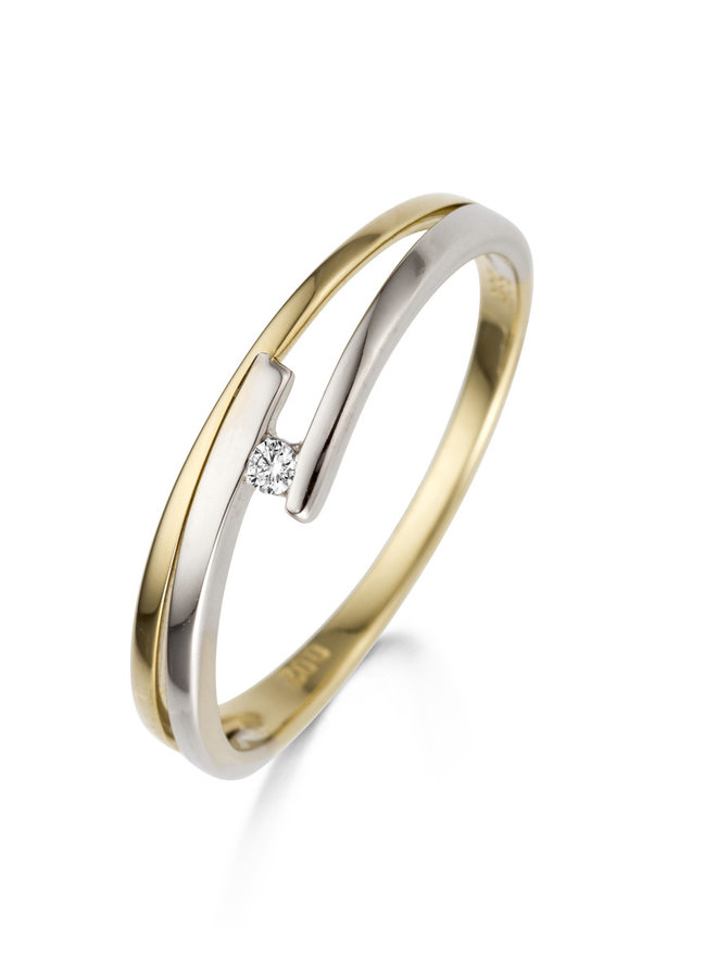 Ring goud 18kt 059555/A 0.020ct