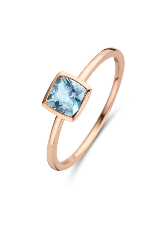 Ring Goud 18kt 063016/T  Topaas SkyBlue