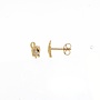 Oorstekers goud 18kt 060975/A 0.01Ct
