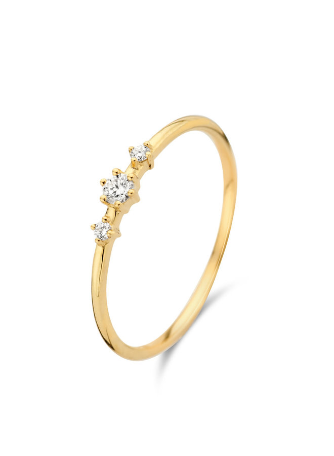 Ring goud 18kt 064306/A 0.09Ct