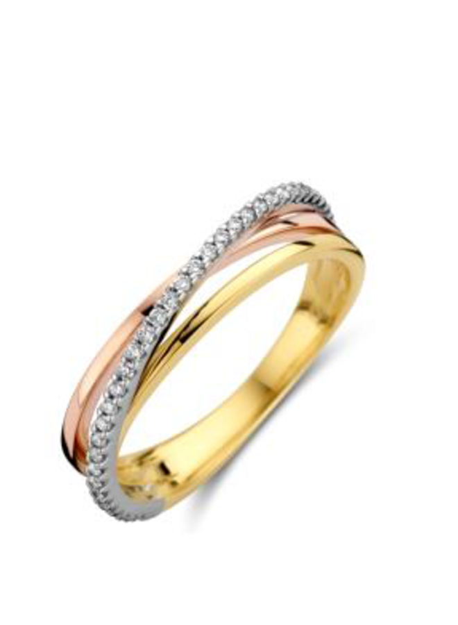 Ring 18kt Goud  065595 0.12Ct