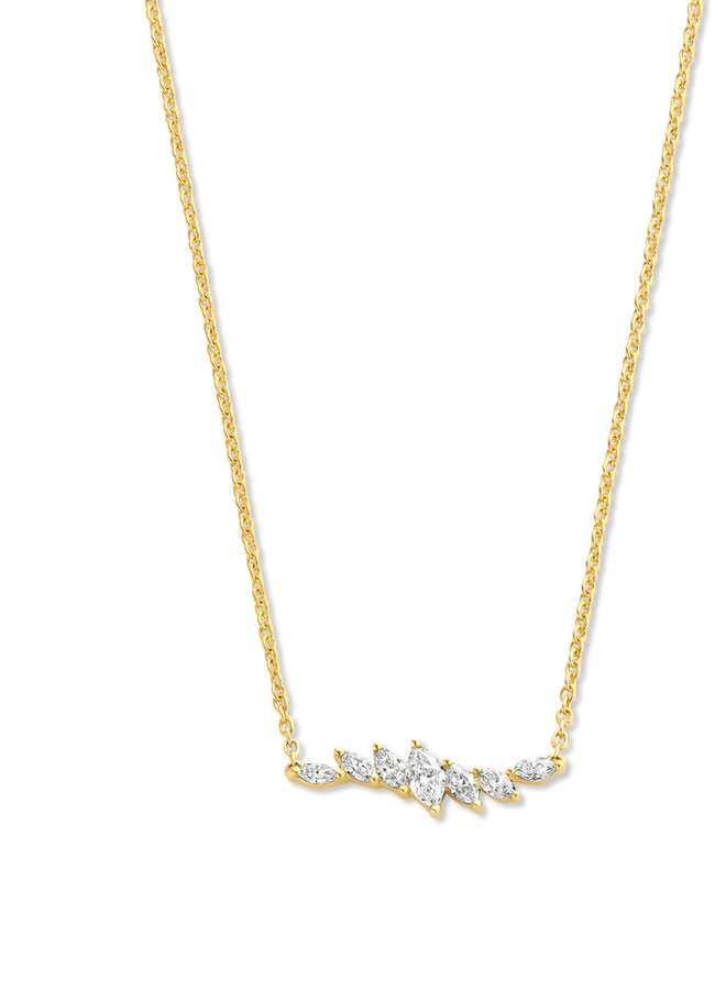 Collier goud 18kt 065713/A 0.21Ct