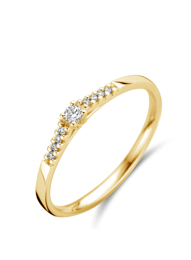 Ring goud 18kt 91NA21/A 0.07Ct