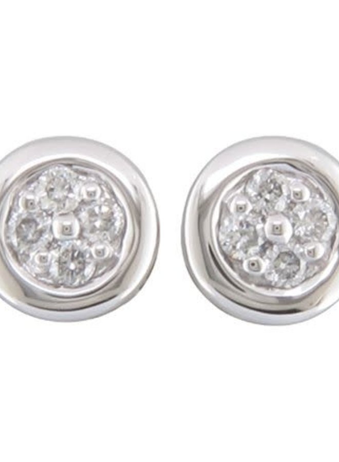 Oorstekers 18kt goud JA3314 0.11Ct